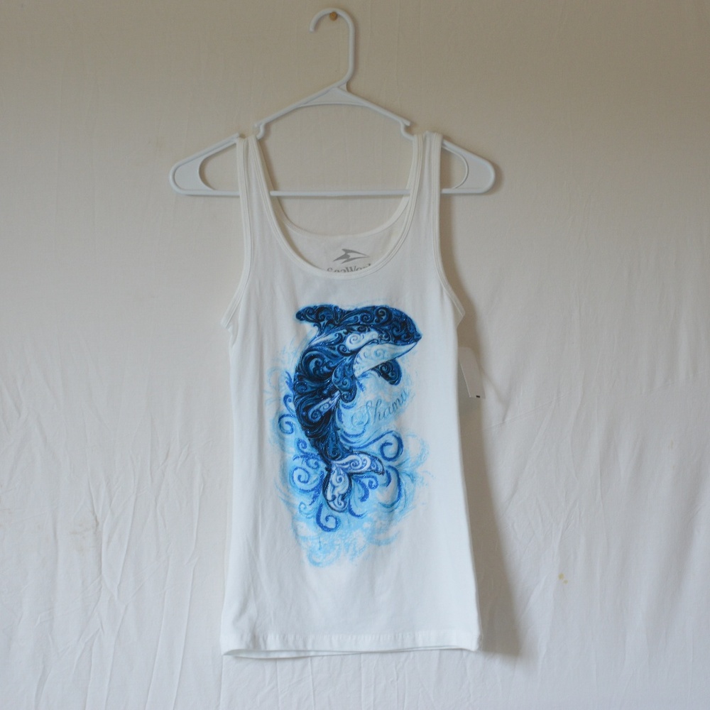NWT Sea World Shamu Tank Top SM